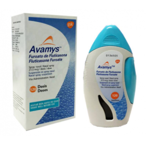 Avamys Suspensión en Spray Nasal 27.5 Mcg Frasco X 120 Dosis