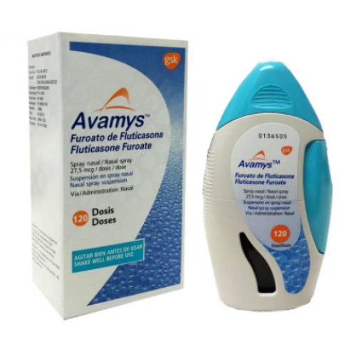 Avamys Suspensión en Spray Nasal 27.5 Mcg Frasco X 120 Dosis