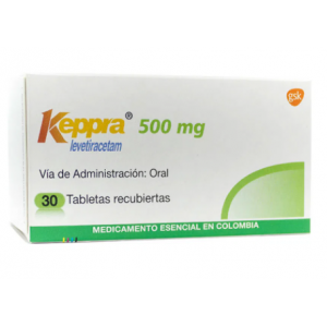 Keppra 500 Mg Caja X 30 Tabletas 