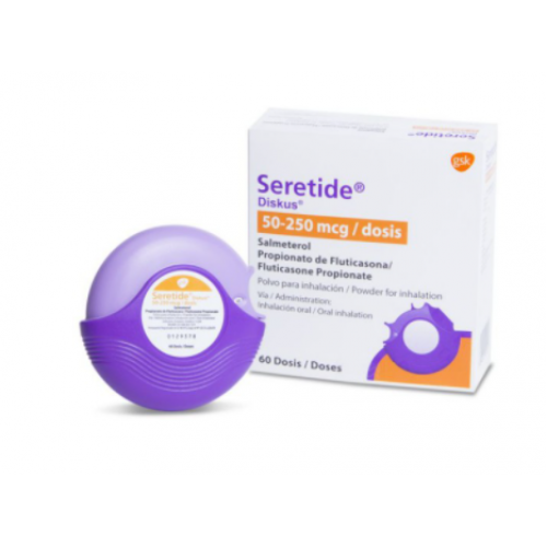 Seretide 50/250 Mg Inhalación Oral X 60 Dosis 