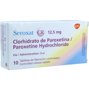 Seroxat CR 12.5 Mg Caja x 10 Tabletas 