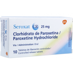 Seroxat CR 25 Mg Caja X 10 Tabletas 
