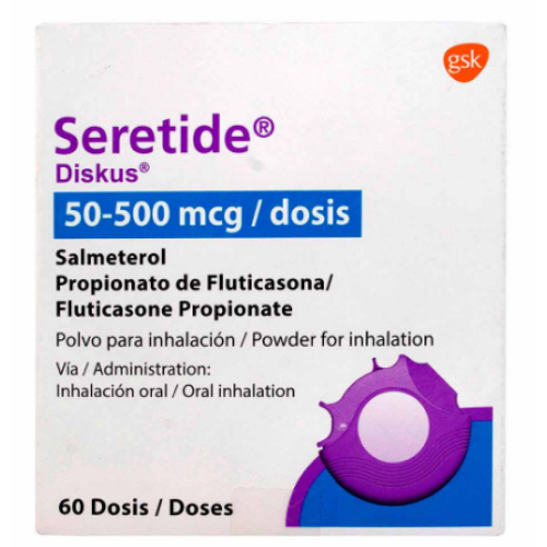 seretide 50-500mcg x60 dosis