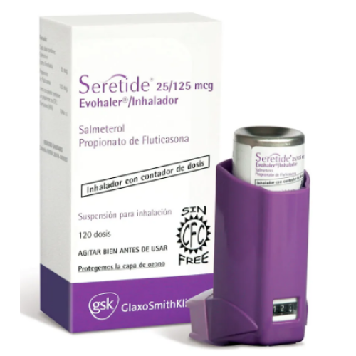 seretide 25/125mcg x 120 dosis