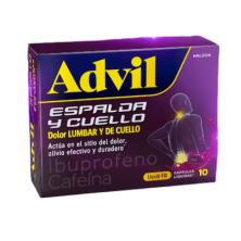 advil espalda y cuello caja x 10 cap