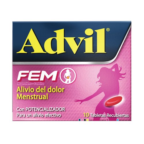 Advil Fem Caja X 10 Tabletas 