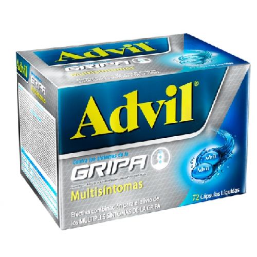 Advil Gripa Caja X 72 Cápsulas 