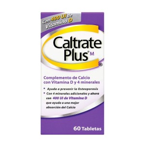Caltrate Plus 400UI Caja X 60 Tabeltas 
