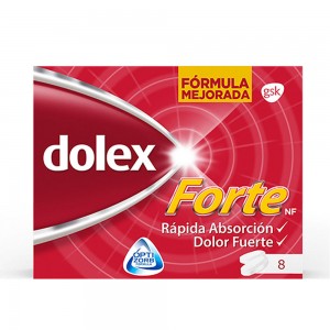Dolex Forte Caja X 8 Tabletas 
