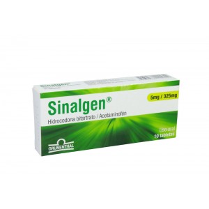 Sinalgen 5 Mg/ 325 Mg Caja X 10 Tabletas 