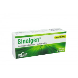 Sinalgen 5 Mg/ 325 Mg Caja X 30 Tabletas 