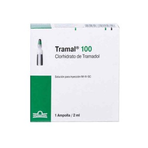 Tramal 100 Solución Inyectable  Caja X 1 Ampolla (2Ml)