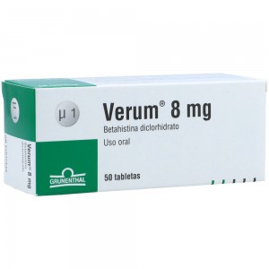 Verum 8 Mg Caja X 50 tabletas 
