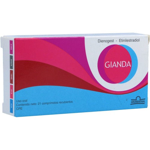 Gianda Caja X 21 tabletas 