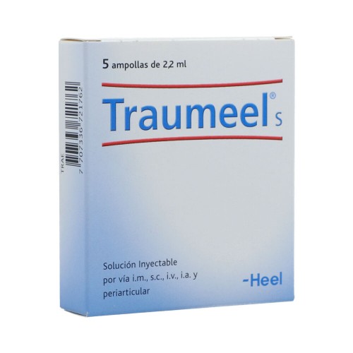 Traumeel  Solución Inyectable Caja X 5 ampollas de 2,2 Ml 