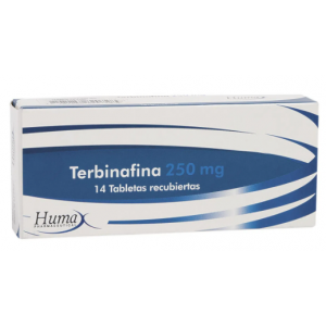 Terbinafina 250 Mg Caja X 14 Tabletas 