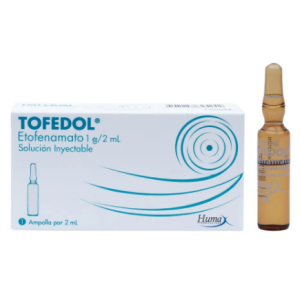 tofedol (etofenamato) 1g/2ml solución inyectable ampolla x 2 ml