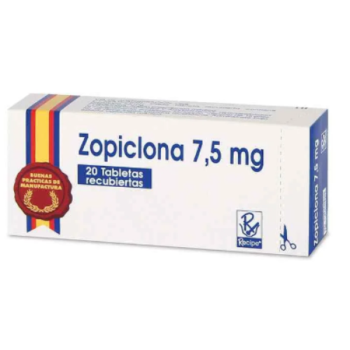 zopiclona 7.5 mg x 20 tabletas