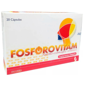 Fosforovitam Suplemento dietario Caja X 20 Cápsulas 