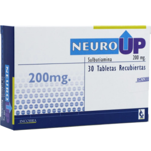 neuro up 200 mg caja x 30 tabletas