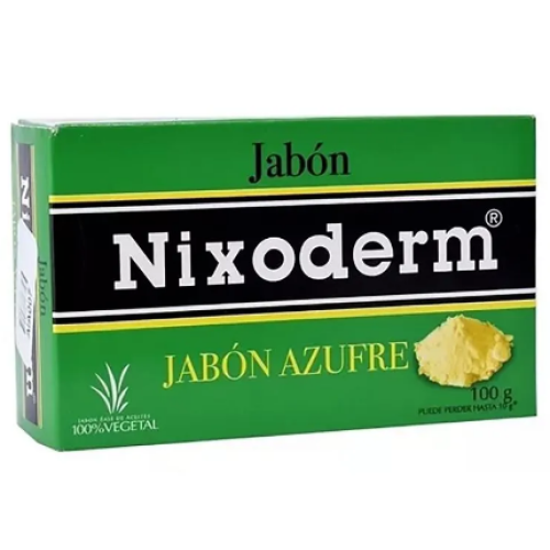 nixoderm jabon azufre barra x 100 gramos