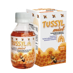 tussyl miel jarabe frasco x 120 ml