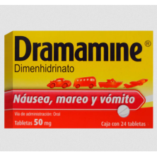 Dramamine 50 Mg Caja X 24 Unidades 
