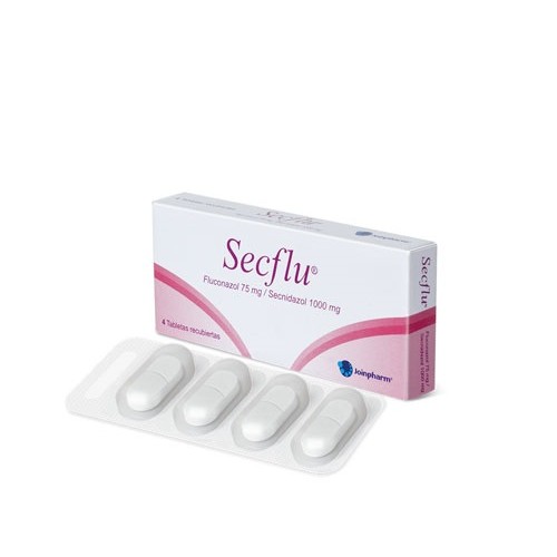 Secflu 75 Mg/ 1000 Mg Caja X 4 Tabletas 