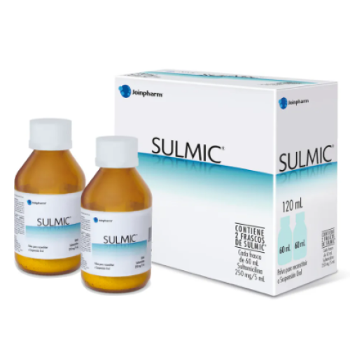 Sulmic 250 Mg/5 Ml 2 Frascos X 60 Ml (c/u)