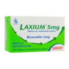 Laxium Bisacodilo 5 Mg Caja X 100 Tabletas 