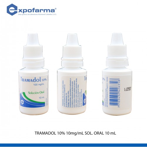 Tramadol gotas 10% Frasco 10 Ml