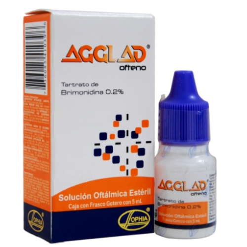 Agglad Ofteno 0.2% Solución oftálmica estéril Frasco X 5 Ml 