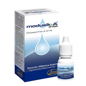 Modusik A Ofteno 0.1% Solución oftálmica estéril Frasco X 5 Ml 
