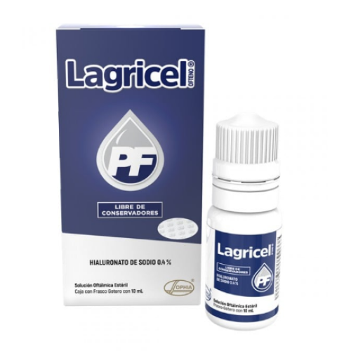 lagricel ofteno pf gotas x 10 ml
