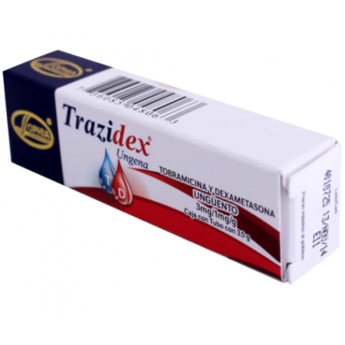 Trazidex Ungena 3 Mg/ 1Mg/ G Tubo X 3.5 Gramos 