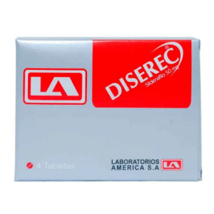 diserec 50mg caja x 4 tabletas