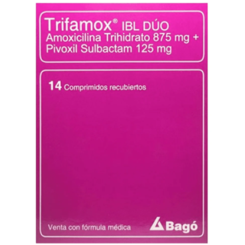 Trifamox Ibl Duo Caja x 14 comprimidos recubiertos