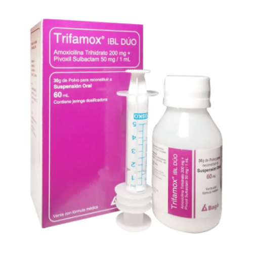 Trifamox Ibl Suspension Frasco x 60 mililitros
