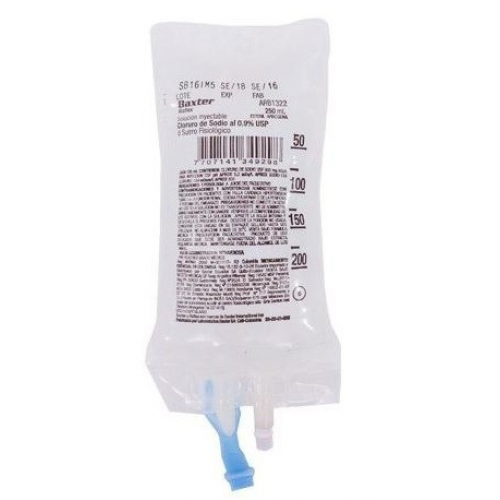 Cloruro de Sodio al 0.9% USP Bolsa X 250 Ml 