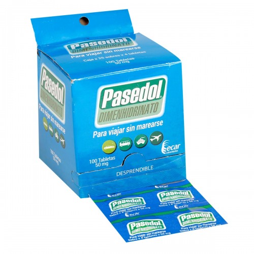 Pasedol Dimenhidrinato 50 Mg Caja X 100 Tabletas