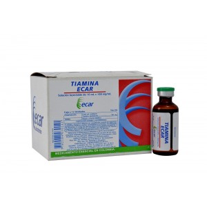 Tiamina 100 Mg/Ml Solución inyectable Caja X 12 Ampolla de 10 Ml