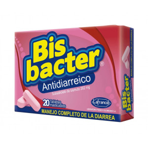 Bis-Bacter 262 Mg Caja X 20 Tabletas Masticables 