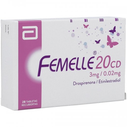 Femelle 20 CD 3 Mg/ 0.02 Mg Caja X 28 Tabletas 