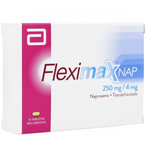 Fleximax-NAP 250 Mg/ 4 Mg Caja X 14 Tabletas 