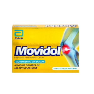 Movidol Muscular Caja X 8 Tabletas Recubiertas