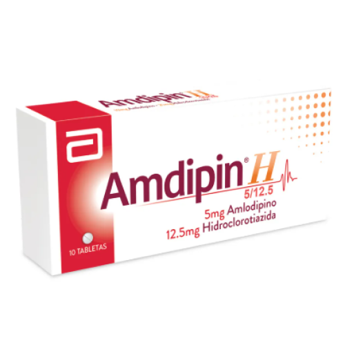 Amdipin H 5/12.5 Mg Caja X 10 Tabletas