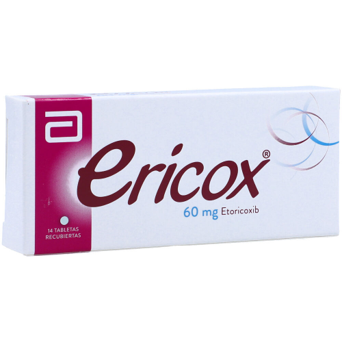 Ericox 60 Mg Caja X 14 Tabletas 