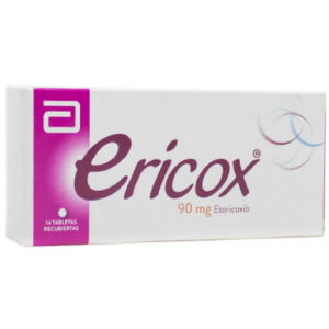 Ericox 90 Mg Caja X 14 Tabletas 