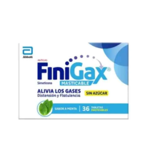 finigax masticables menta x 36 tabletas
