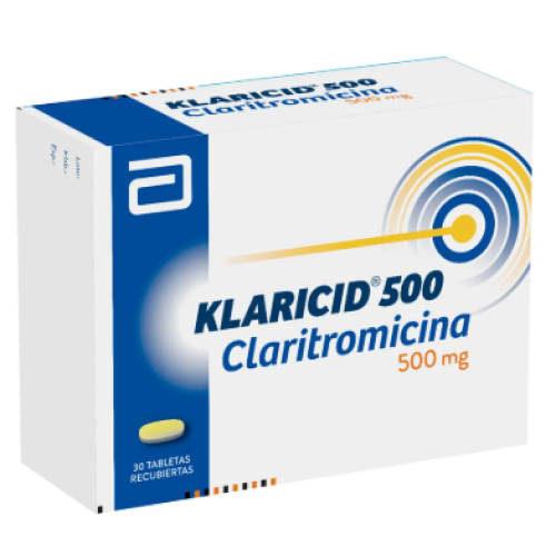 Klaricid 500 Mg Caja X 30 Tabletas